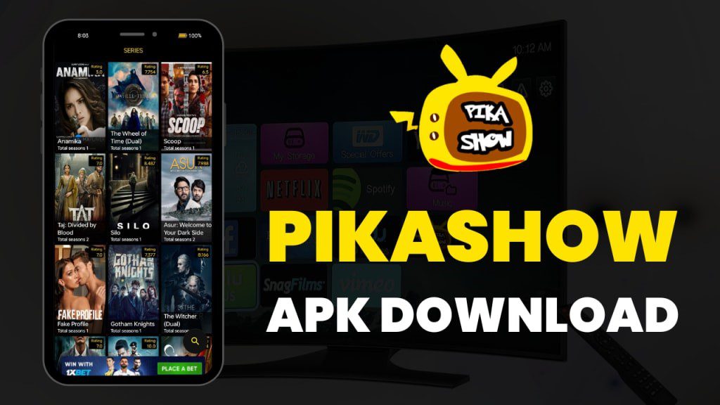 PikaShow Apk Free Movies TV Series and Live TV App